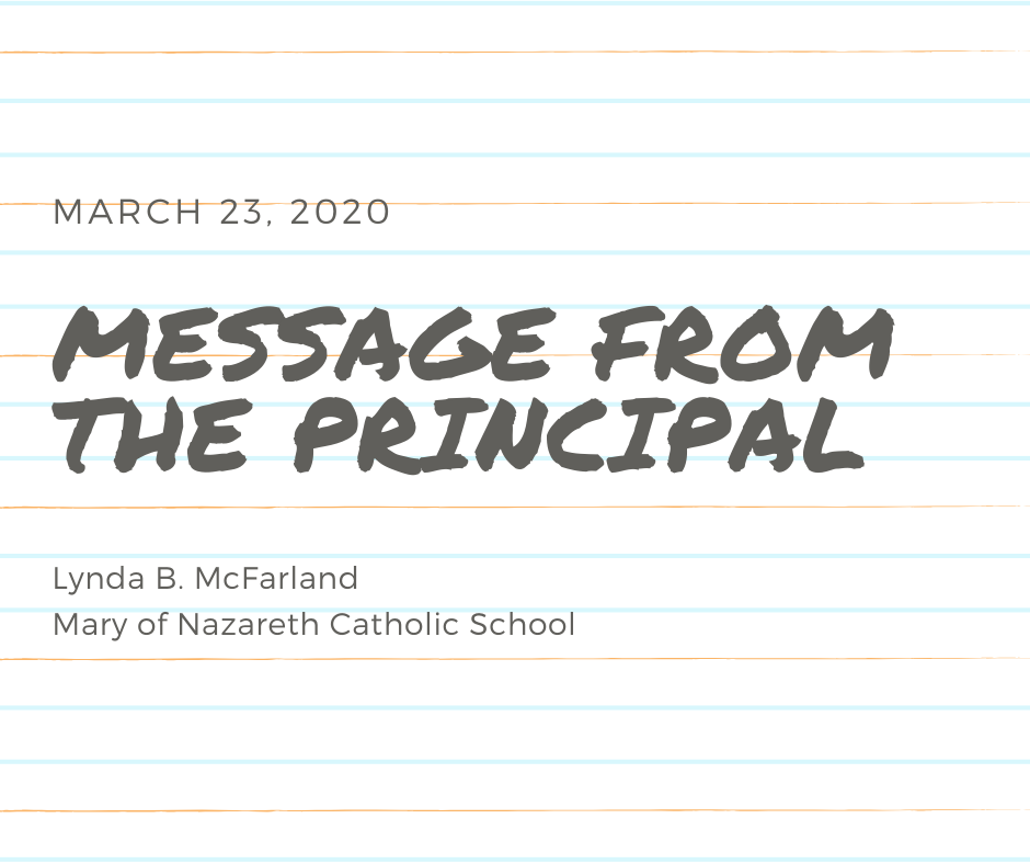 Important message from Miss McFarland