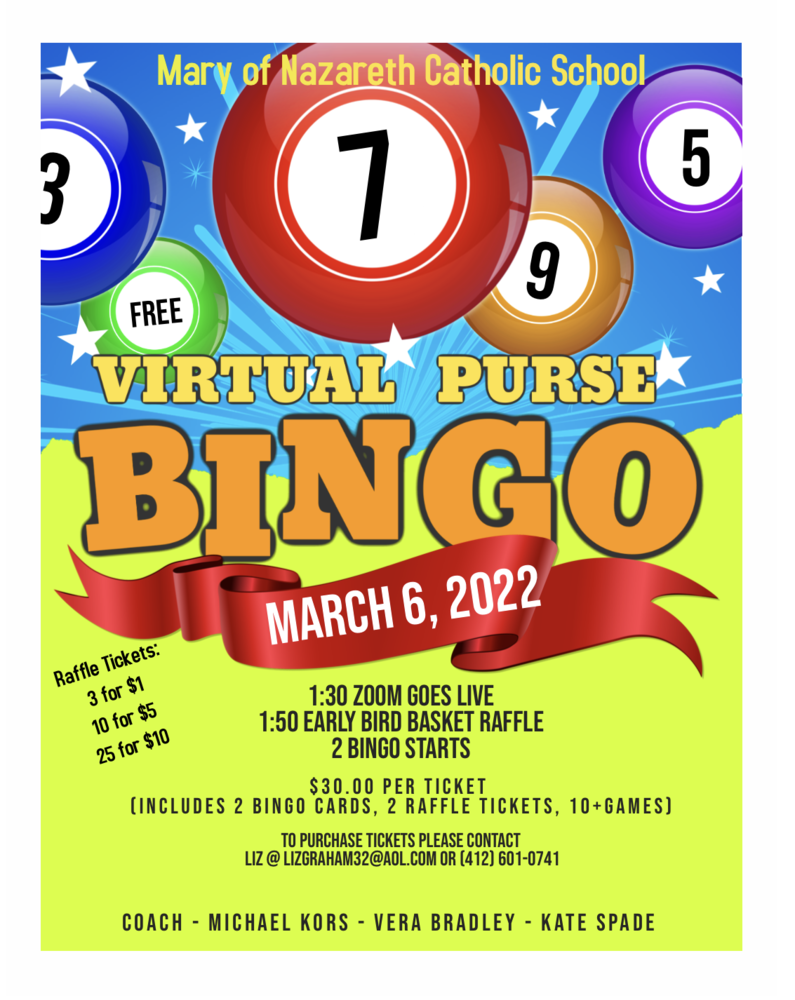 Virtual Purse Bingo