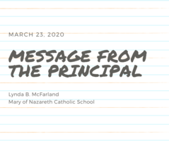 Important message from Miss McFarland