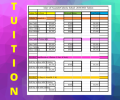 Tuition Rates for the 2020-2021 School Year