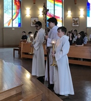 Mary's Way of the Cross Led by the 8th Grade