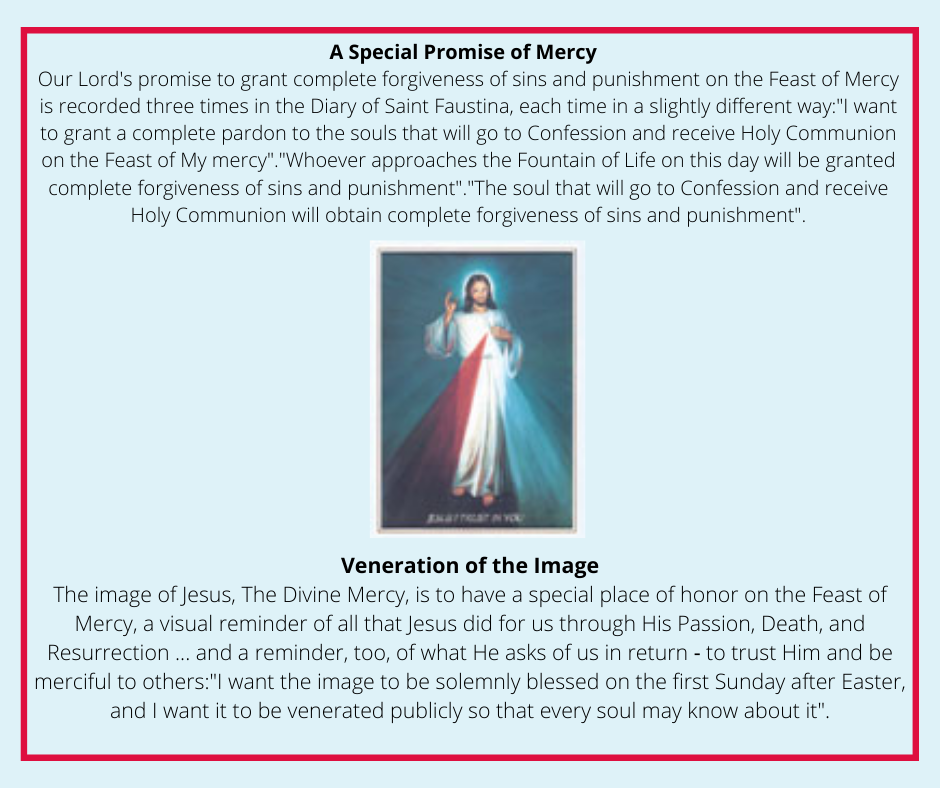 A Special Promise of Mercy
